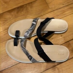 ECCO - WOMENS SIMPIL FLAT SANDALS Size 43 US 12